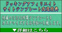 ドッキングアフィリエイト購入者特典